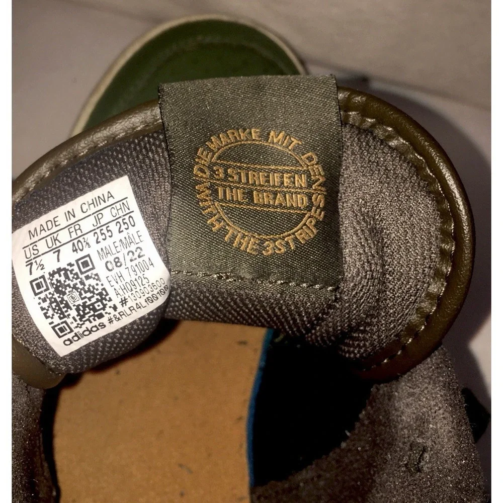 Adidas Forum Low HQ9125 Olive Mesa US Size 7.5 Leather